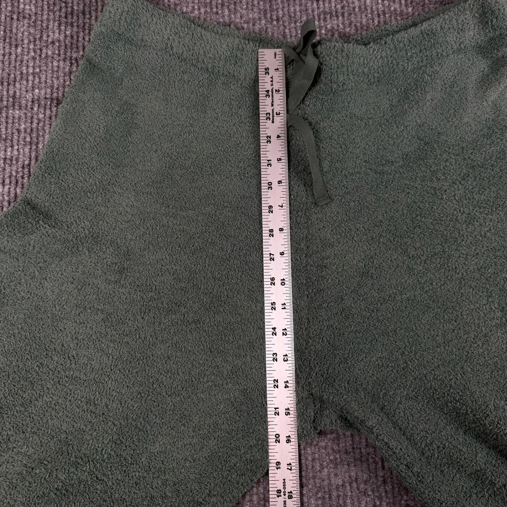 Softies Womens XL Lounge 2 Pc SET Green Marshmallow Plush Top & Pants Pajamas